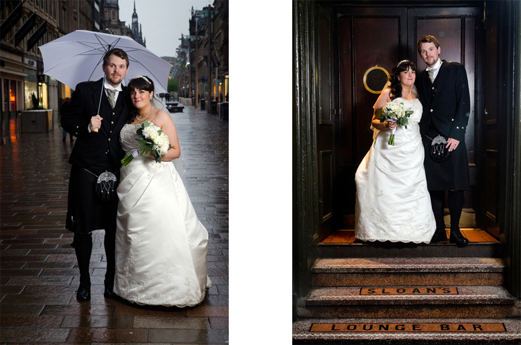 Sloans wedding photography, Glasgow, Glasgow green wedding photography