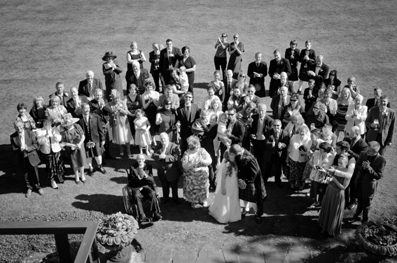 Shot of all the guests