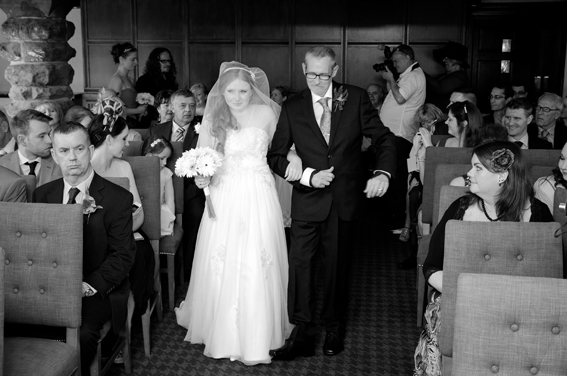 Giving away the bride