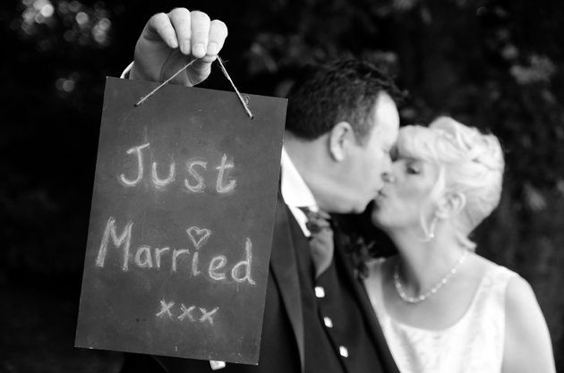 My 'Just Married' chal board