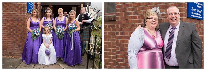 Rachel and Scott wedding day, Elim Christian Centre, motherwell