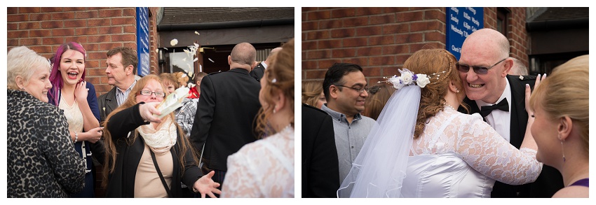Rachel and Scott wedding day, Elim Christian Centre, motherwell