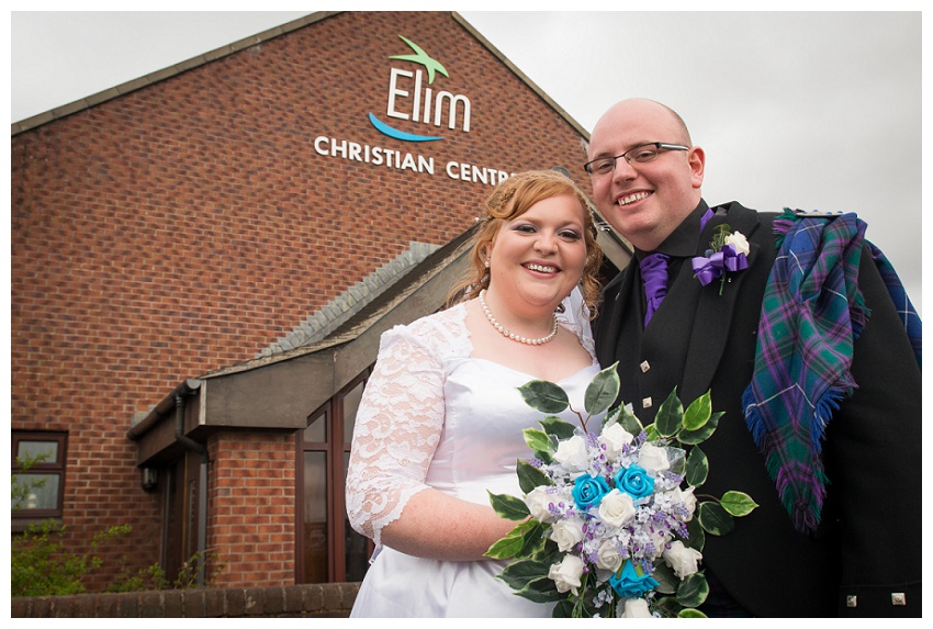 Rachel and Scott wedding day, Elim Christian Centre, motherwell