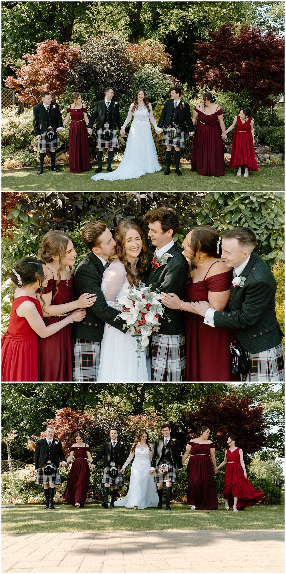 dalziel park, wedding, photographer, photography, pics, photos, bride, kilts, motherwell, carfin, scotland